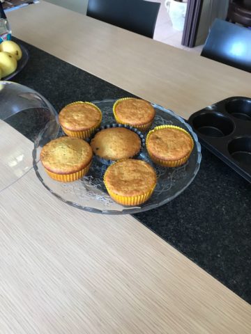 muffin alla banana colazione